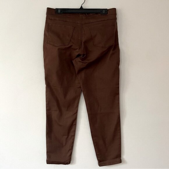 New Bellina Brown Stretch Pull On Skinny Jeans Jeggings Size 12 bin 1C - Picture 4 of 5